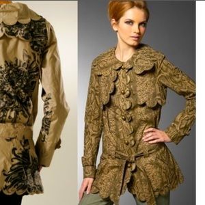 L.A.M.B. 🐍 snakeskin Scalloped Coat/Jacket